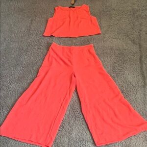 Chic Sleeveless Red Jumpsuit